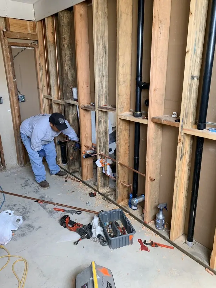Commercial rough-in plumbing for Gas Line Repair in Scudder Park West